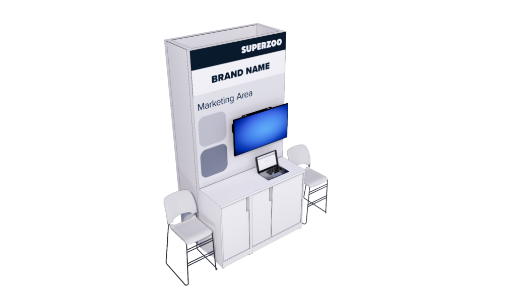Kiosk B with Video Monitor